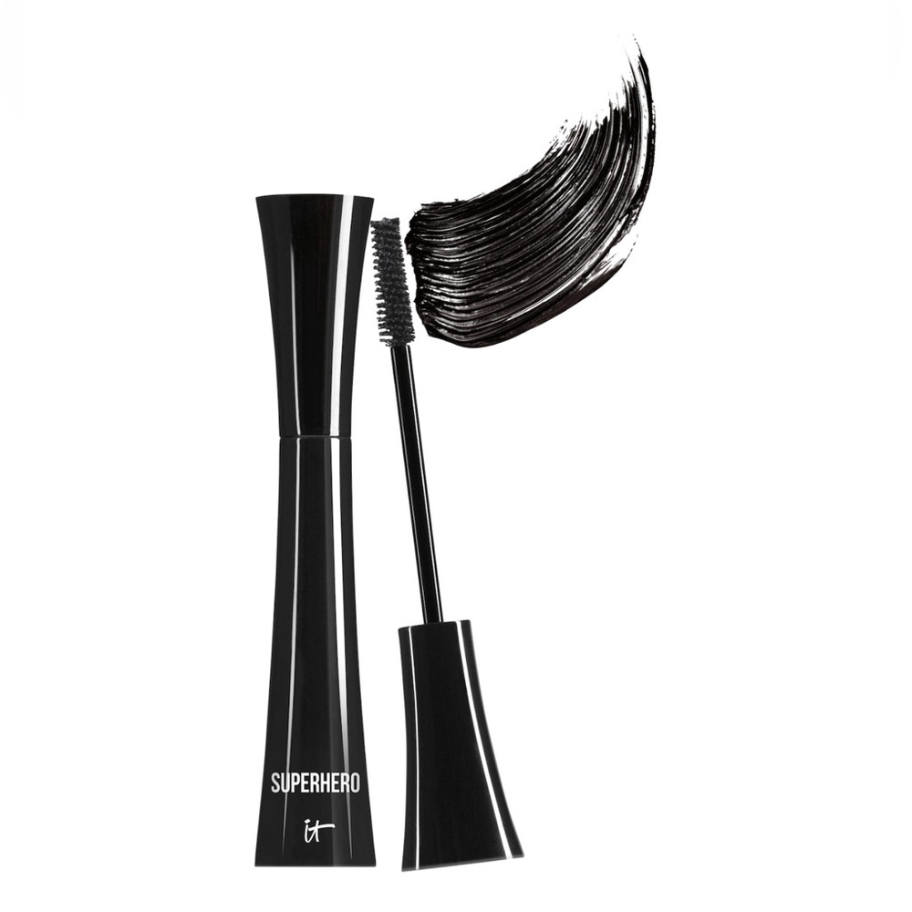 NEW FULL SIZE IT COSMETICS SUPERHERO VOLUMIZING & LENGTHENING MASCARA JET BLACK